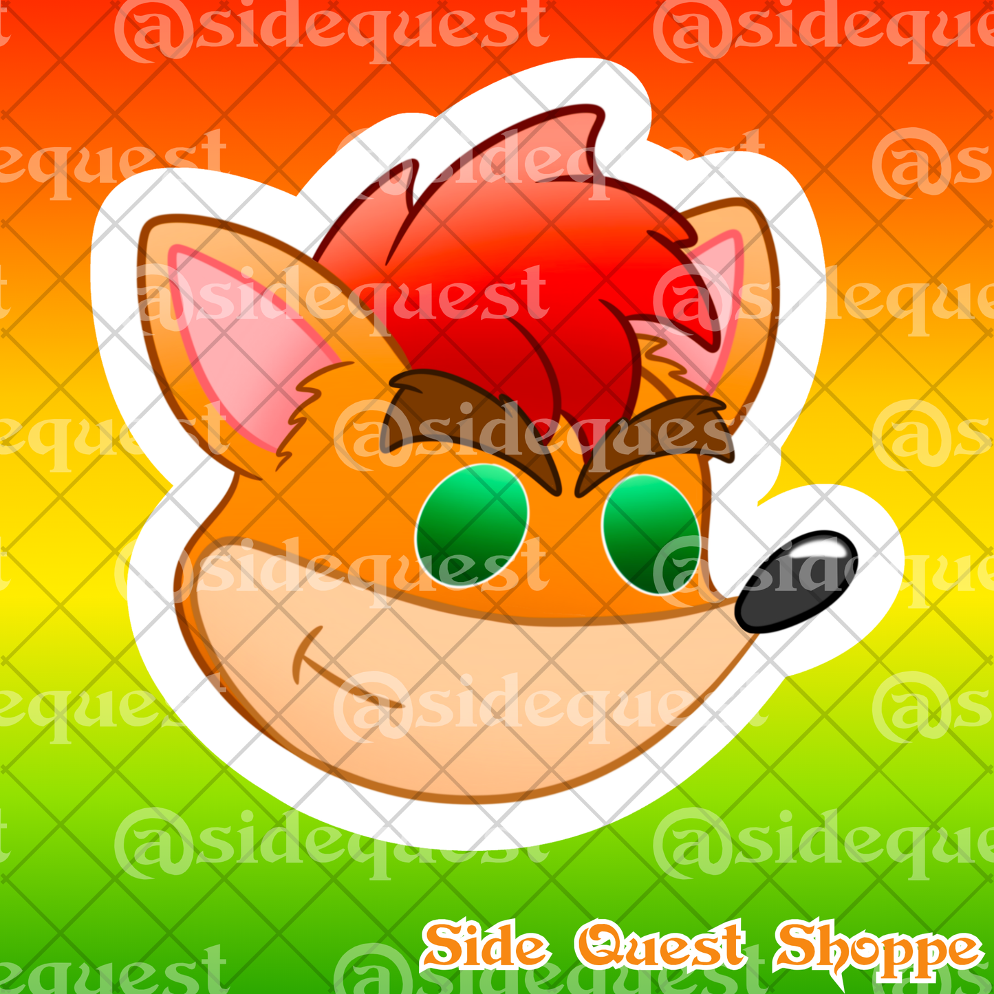 Crashin' Out Water Resistant Vinyl Sticker