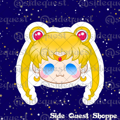 Shoujo Senshi Anime Water Resistant Vinyl Sticker