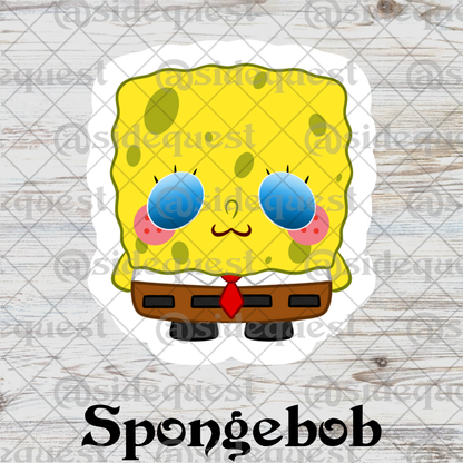 Spongey Water Resistant Vinyl Sticker