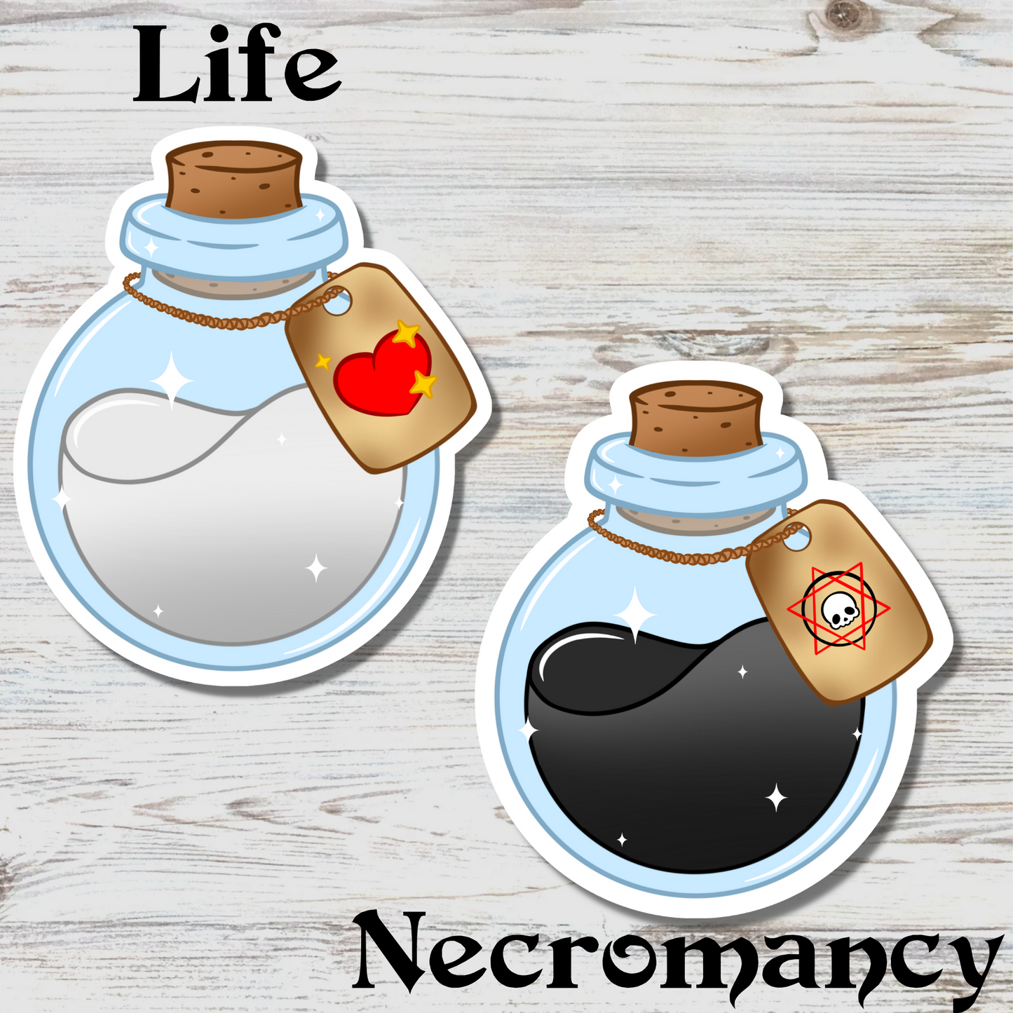 Potion Bottle Water Resistant Vinyl Sticker
