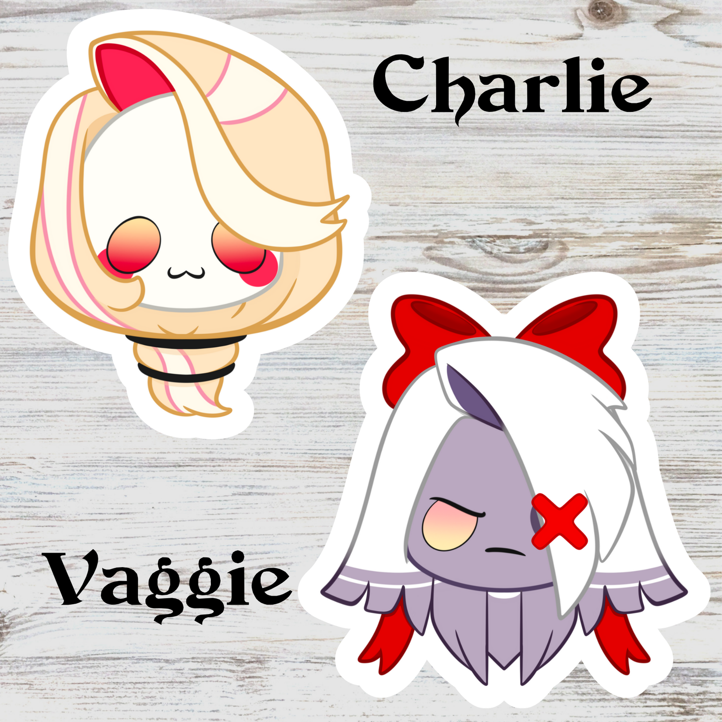 Hazbin Water Resistant Vinyl Sticker