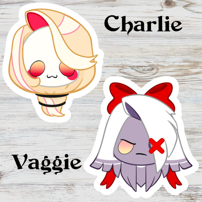 Hazbin Water Resistant Vinyl Sticker