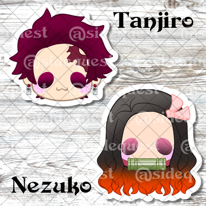 Demons in Japan Anime Water Resistant Vinyl Sticker
