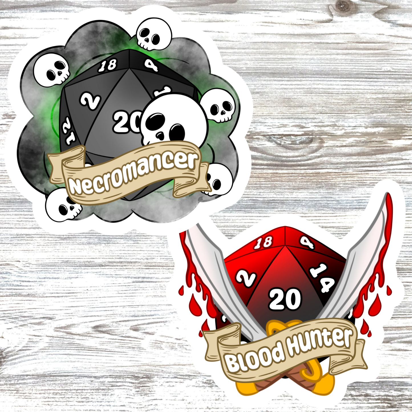 DnD Class Water Resistant Vinyl Sticker