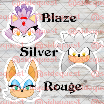 Super Hedgehogs Water Resistant Vinyl Sticker