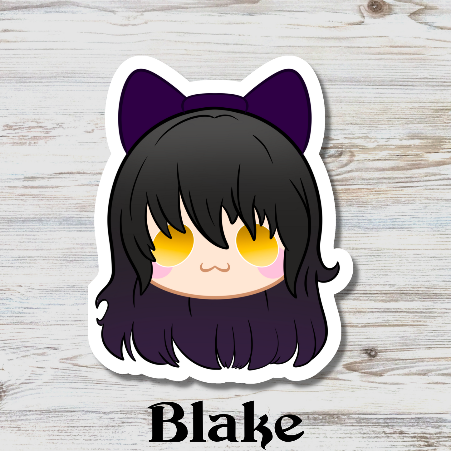 Huntress Anime Water Resistant Vinyl Sticker
