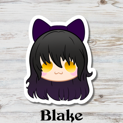 Huntress Anime Water Resistant Vinyl Sticker