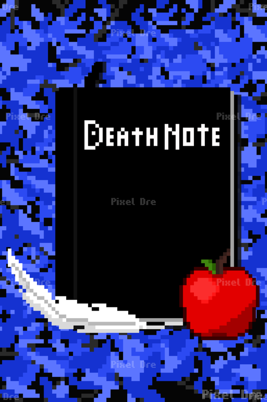 Shinigami Pixel Art Print