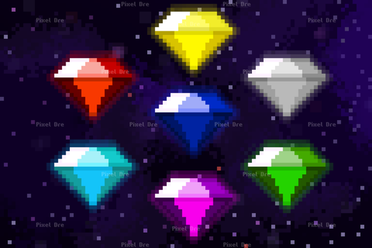 Chaos Pixel Art Print