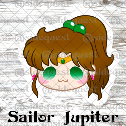 Shoujo Senshi Anime Water Resistant Vinyl Sticker
