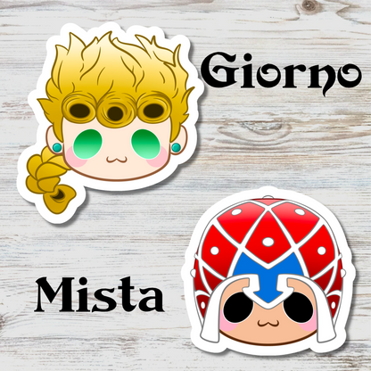 Bizarre Anime Water Resistant Vinyl Sticker
