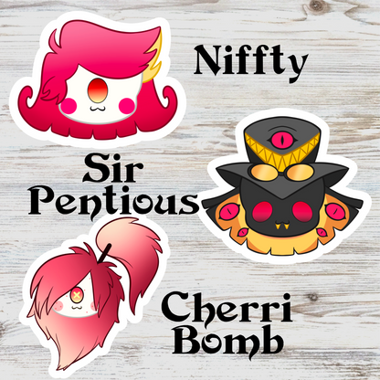 Hazbin Water Resistant Vinyl Sticker