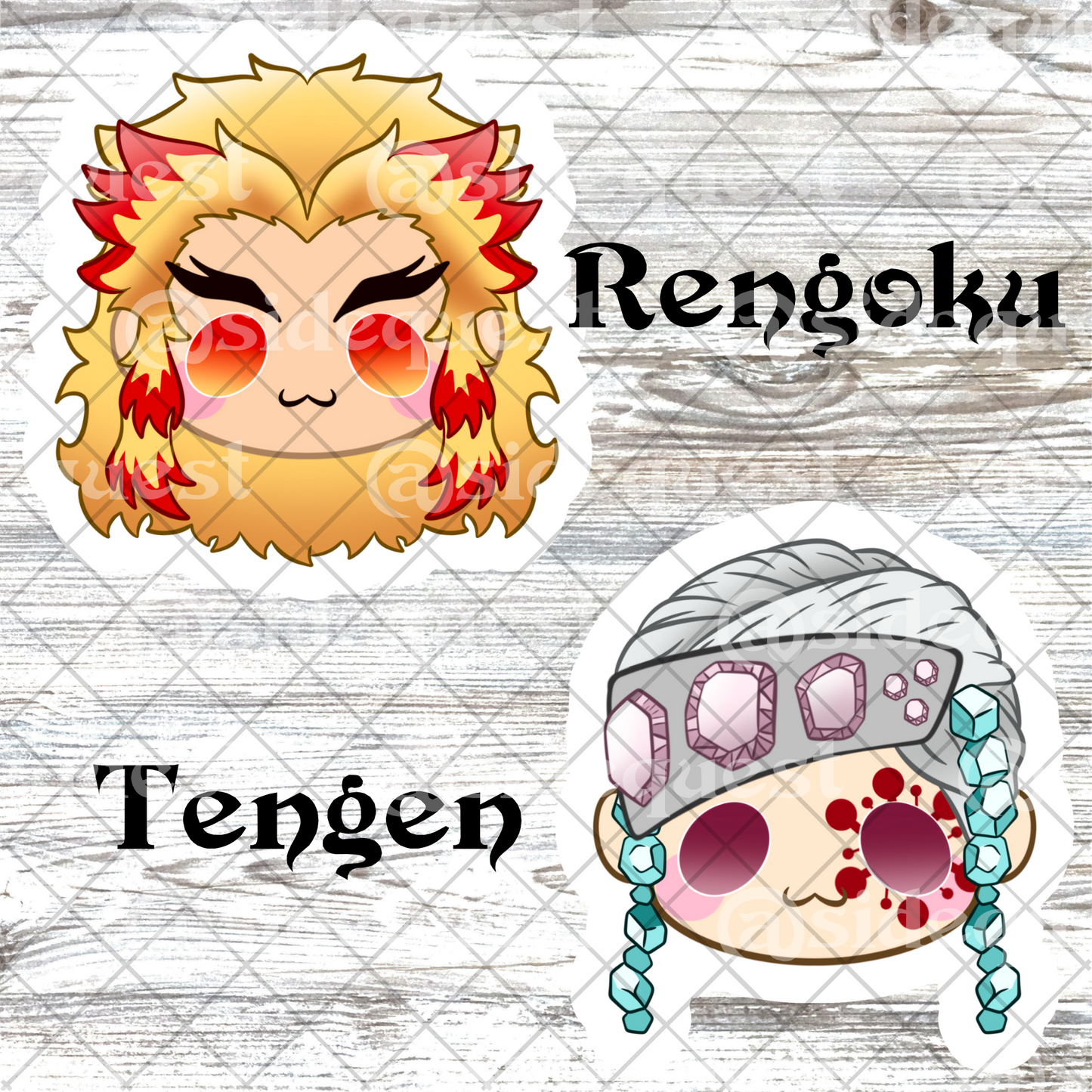 Demons in Japan Anime Water Resistant Vinyl Sticker