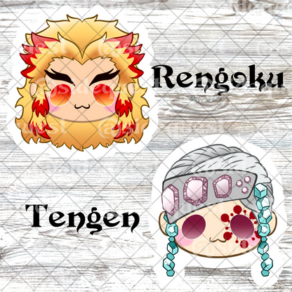 Demons in Japan Anime Water Resistant Vinyl Sticker