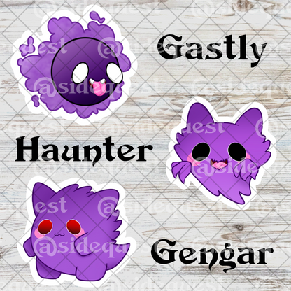 Pocket Creatures Game  Water Resistant Vinyl Sticker
