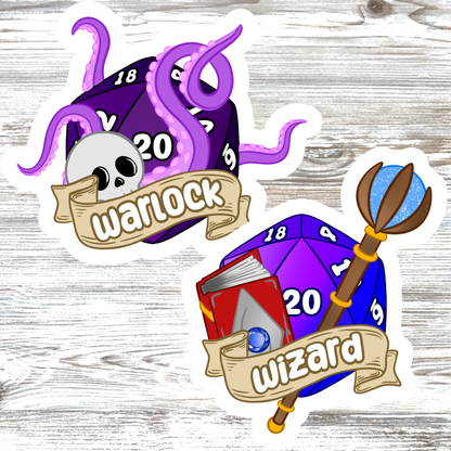 DnD Class Water Resistant Vinyl Sticker