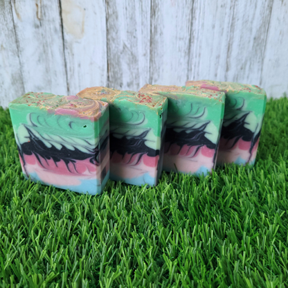 Pink Goes Good With Green Artisan Soap