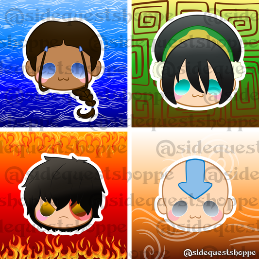 Element Benders Mini Art Print
