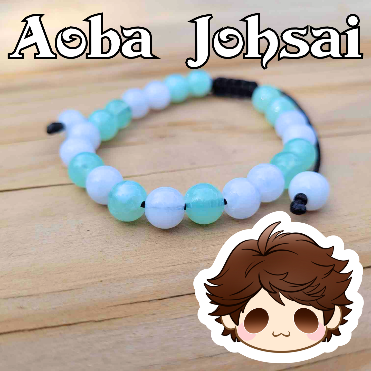 Aoba Johsai High Adjustable Bead Bracelet