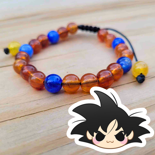 Goku Adjustable Bead Bracelet