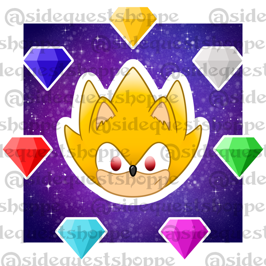 Super Hedgehog Mini Art Print