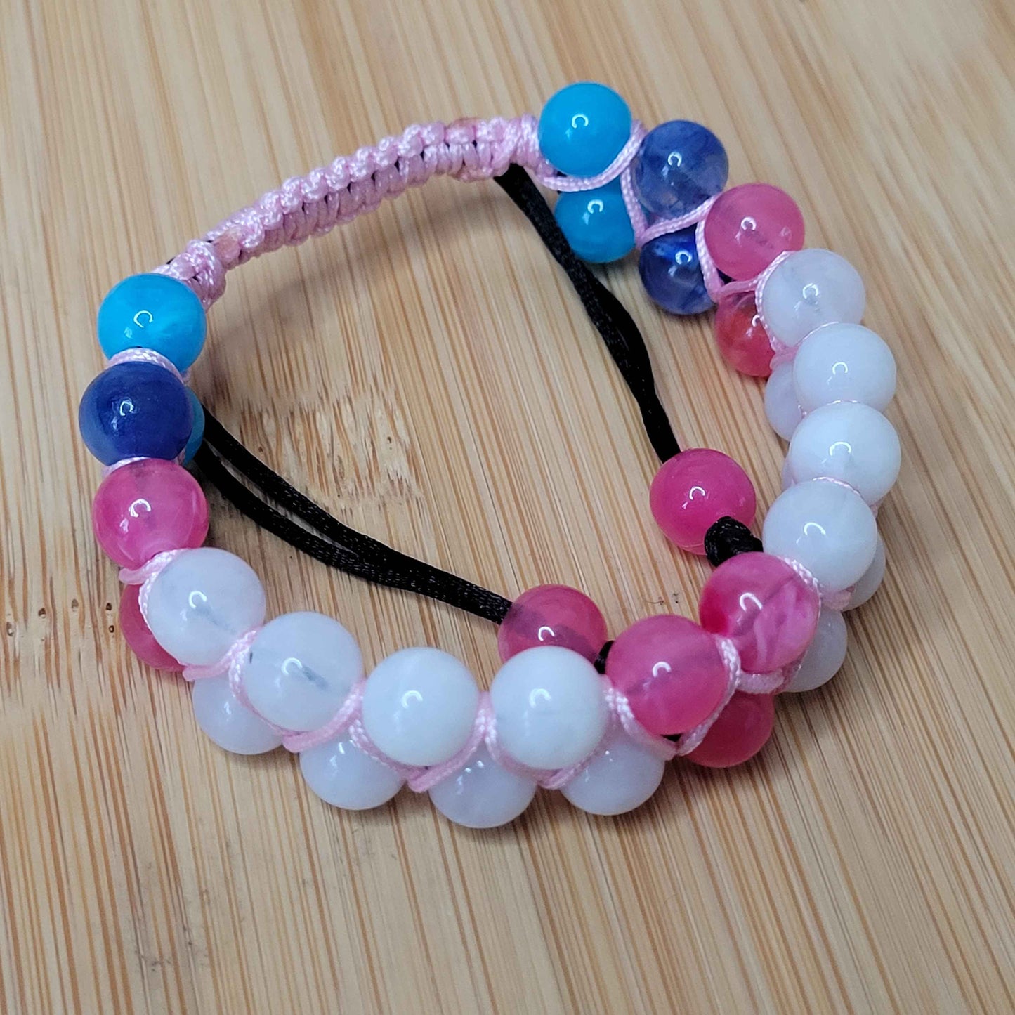 Sylveon Adjustable Bead Bracelet