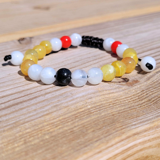 Tails Adjustable Bead Bracelet