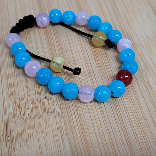 Dark Magician Girl Adjustable Bead Bracelet