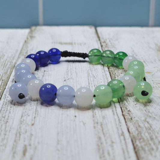Gay Pride Adjustable Bead Bracelet