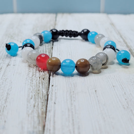 Cyborg Adjustable Bead Bracelet